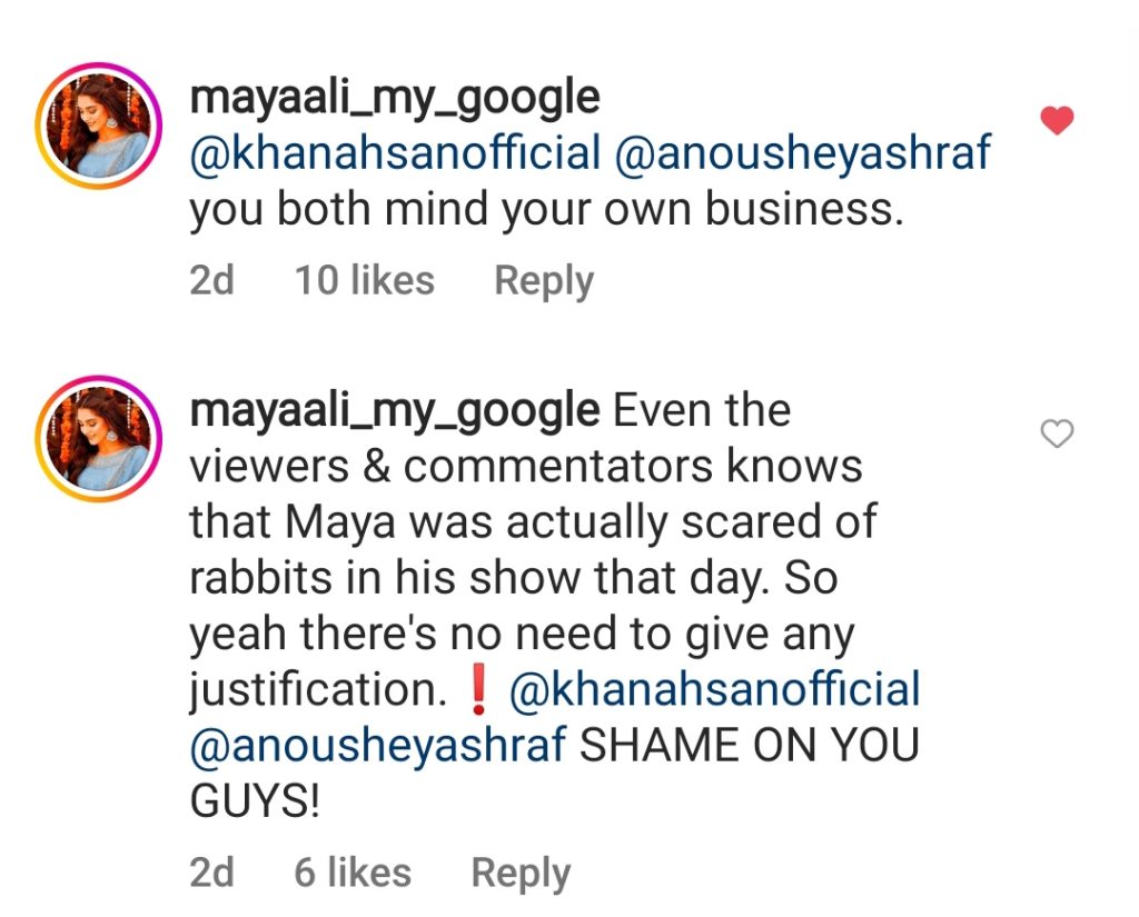 Ahsan Khan Criticized For Taunting Maya Ali