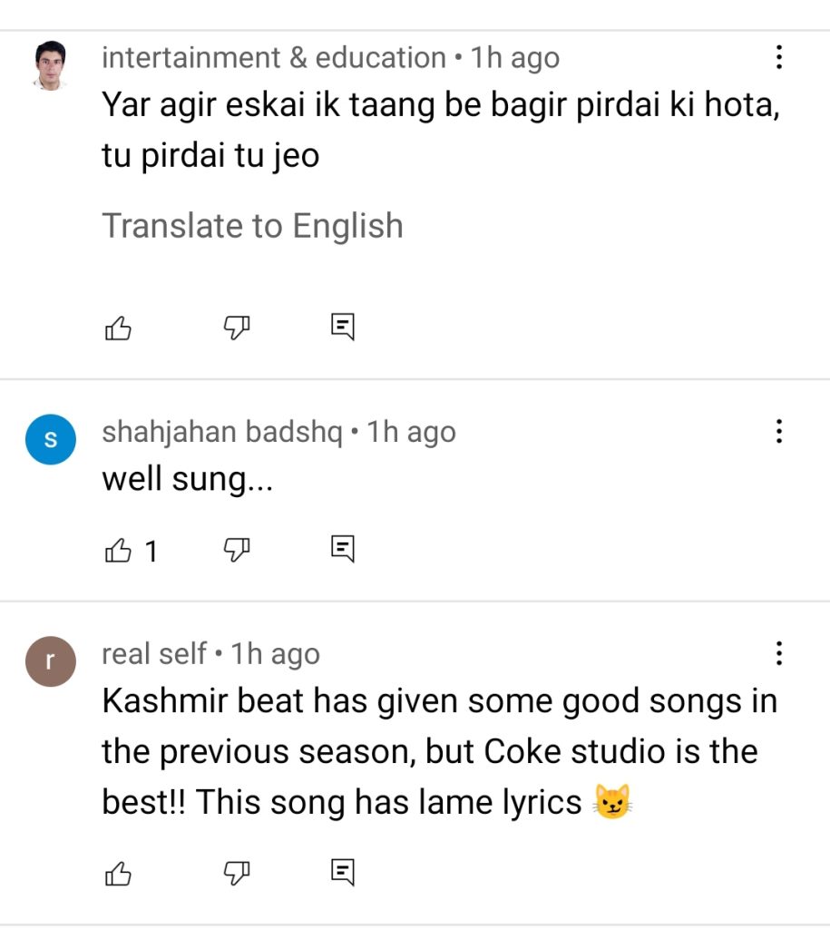 Public Reaction on Kashmir Beats Mehwish Hayat Song