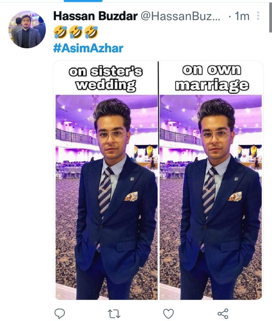 Asim Azhar and Merub Ali Engagement - Funny Memes