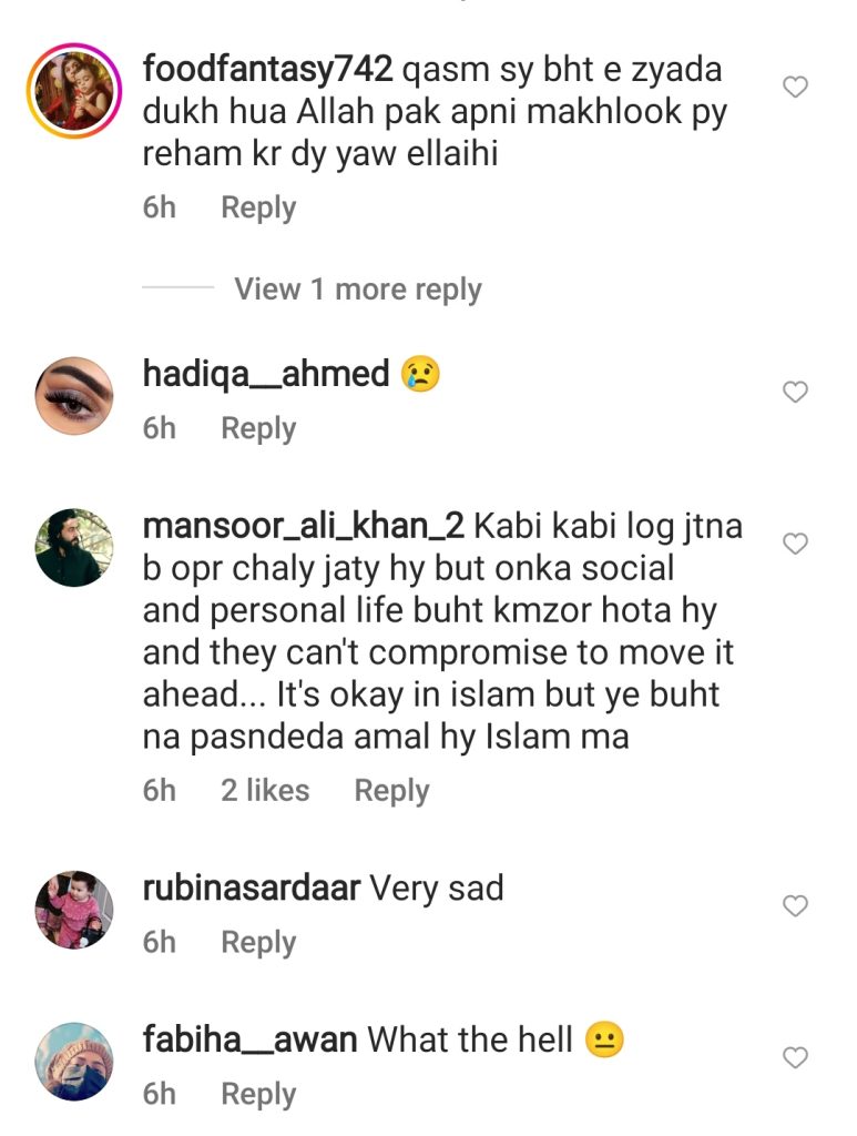 Public Reaction on Sajal & Ahad Divorce Confirmation