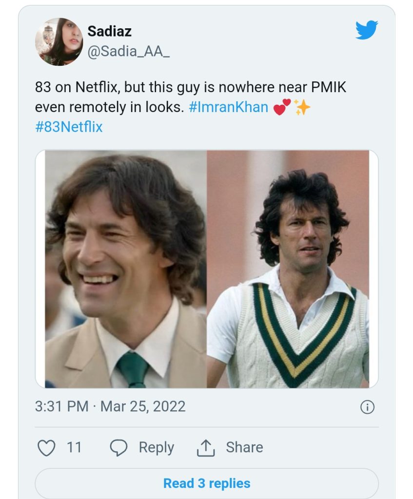 Pakistanis React to Imran Khan's Character From Ranveer Singh's Movie 83