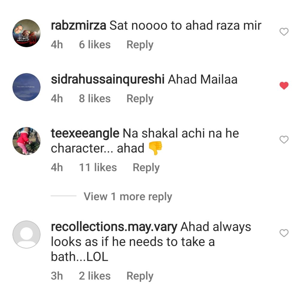 Fans Bashed Ahad Raza Mir After The Release of Hum Tum Poster