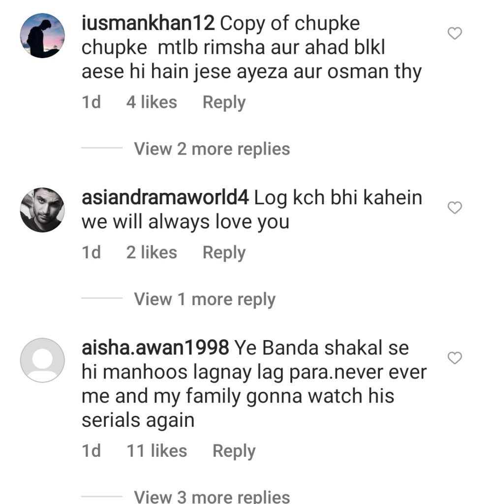 Fans Bashed Ahad Raza Mir After The Release of Hum Tum Poster