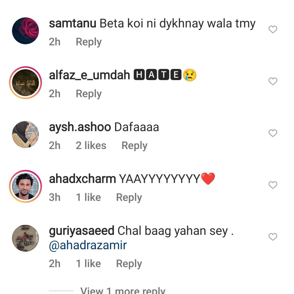 Fans reprimand Ahad Raza Mir after the release of Hum Tum poster