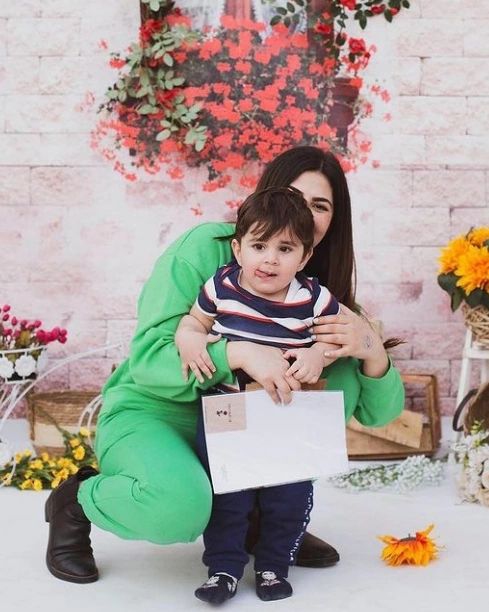 Naimal Khawar's New Adorable Pictures With Her Son