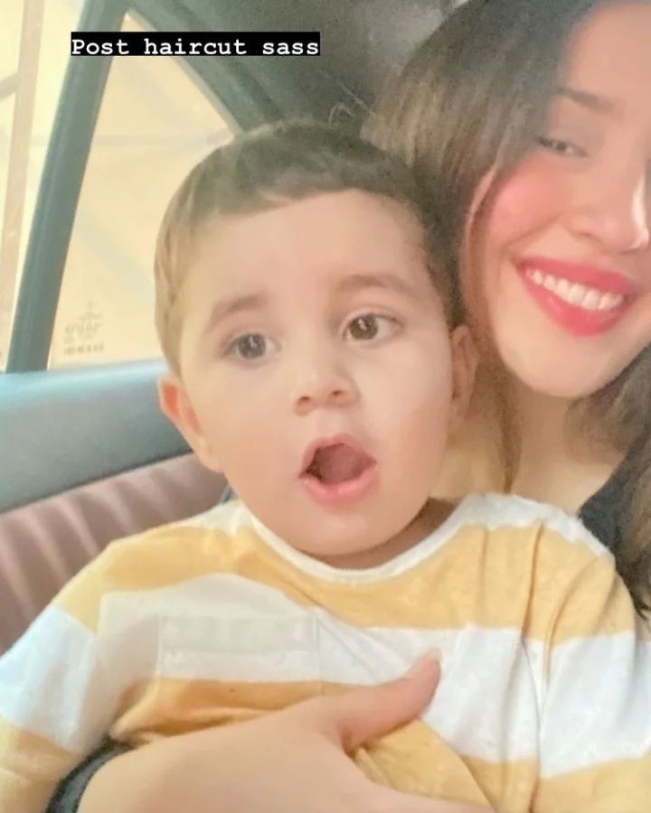 Naimal Khawar's New Adorable Pictures With Her Son