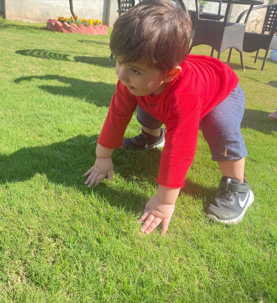 Naimal Khawar Shares Adorable Pictures of Little Son Mustafa Abbasi
