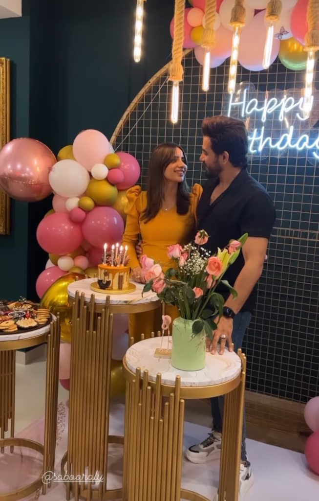 Inside Saboor Aly's Star Studded Birthday Bash