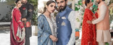 Saboor Aly And Ali Ansari's First Photoshoot Post Marriage