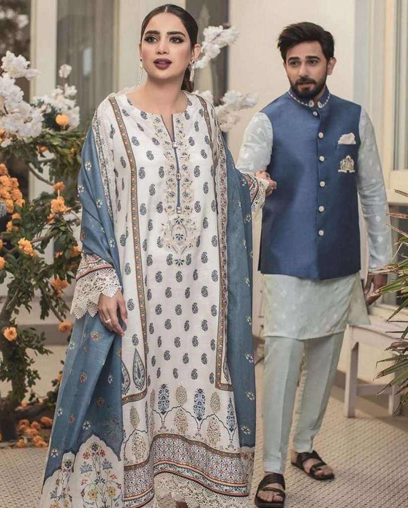 Saboor Aly And Ali Ansari's First Photoshoot Post Marriage