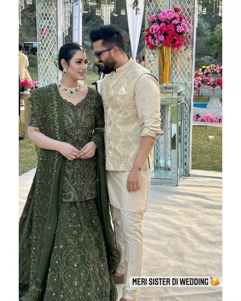 Alluring Pictures From Sarah Khan's Sister's Wedding