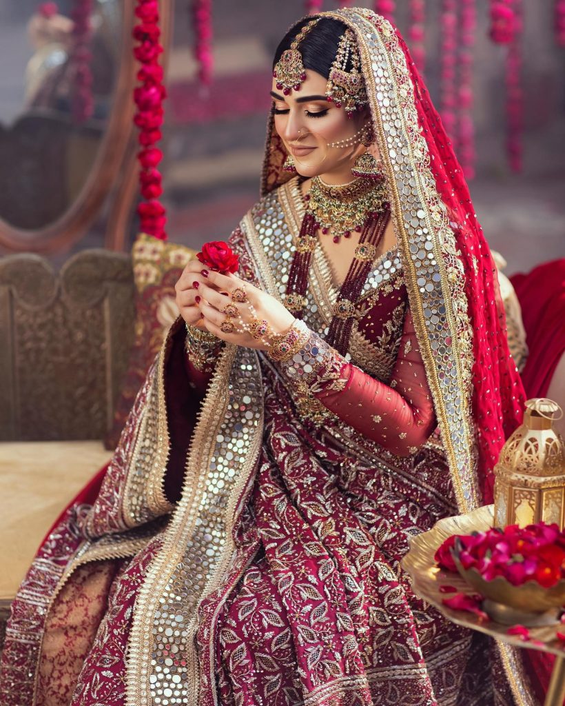 Sarah Khan Nails Elegance In Her Latest Bridal Shoot