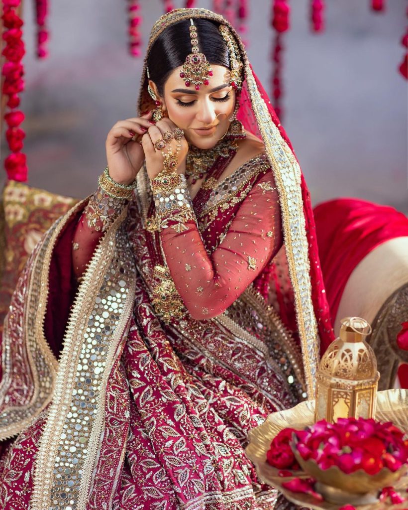 Sarah Khan Nails Elegance In Her Latest Bridal Shoot