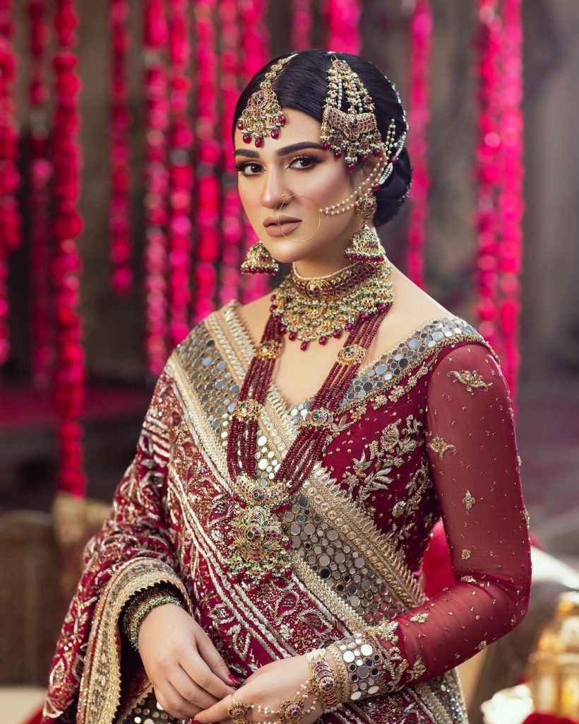 Sarah Khan Nails Elegance In Her Latest Bridal Shoot