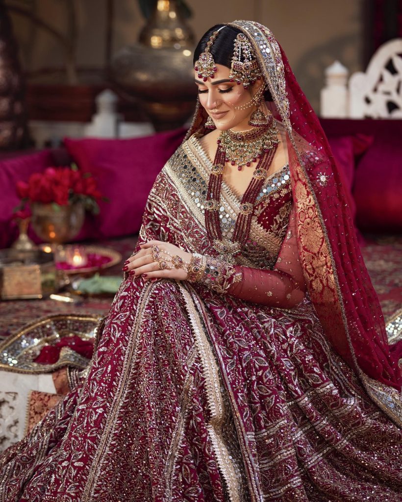 Sarah Khan Nails Elegance In Her Latest Bridal Shoot