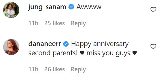 Producer Shazia Wajahat Extends A Lovely Anniversary Wish To Husband