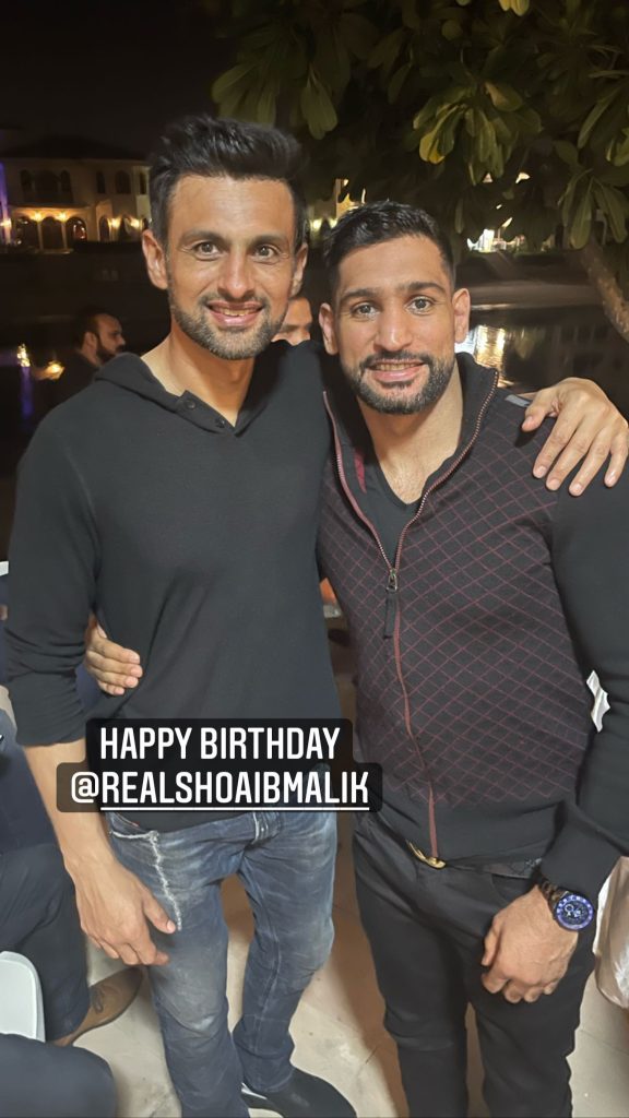 Shoaib Malik's Intimate Birthday Celebration