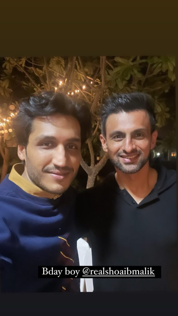 Shoaib Malik's Intimate Birthday Celebration