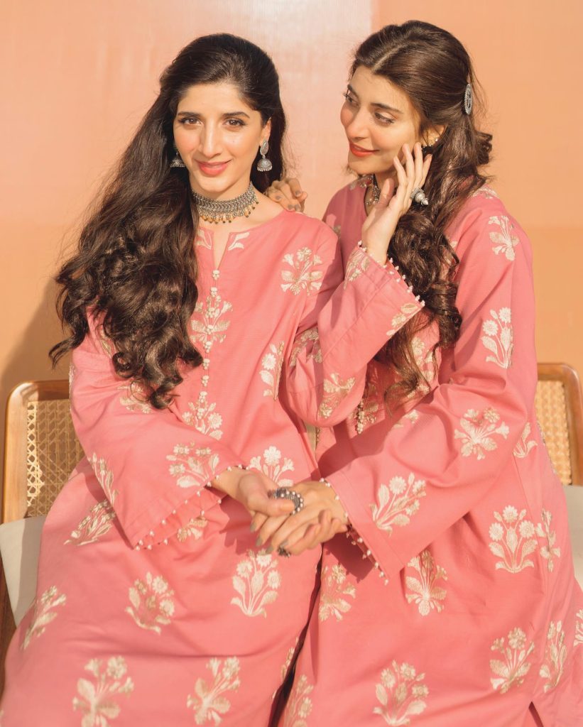 Urwa Hocane & Mawra Hocane Photoshoot For UxM Summer Eid Collection