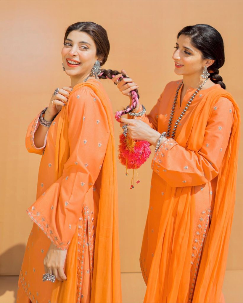 Urwa Hocane & Mawra Hocane Photoshoot For UxM Summer Eid Collection