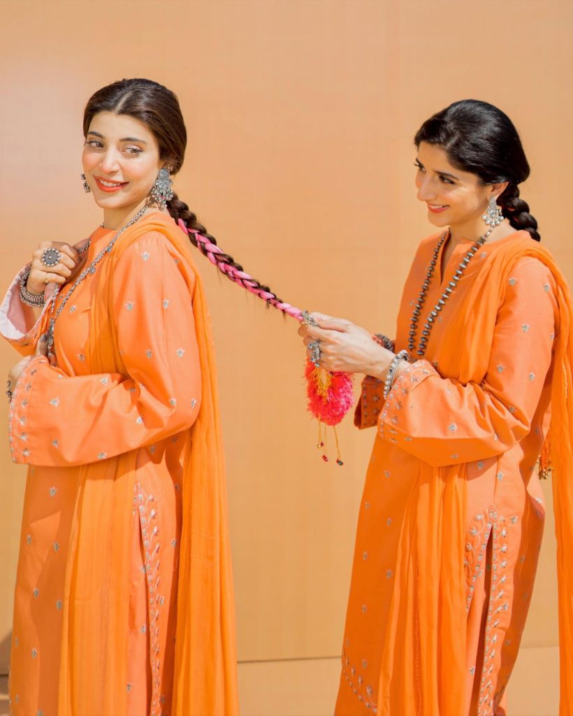 Urwa Hocane & Mawra Hocane Photoshoot For UxM Summer Eid Collection