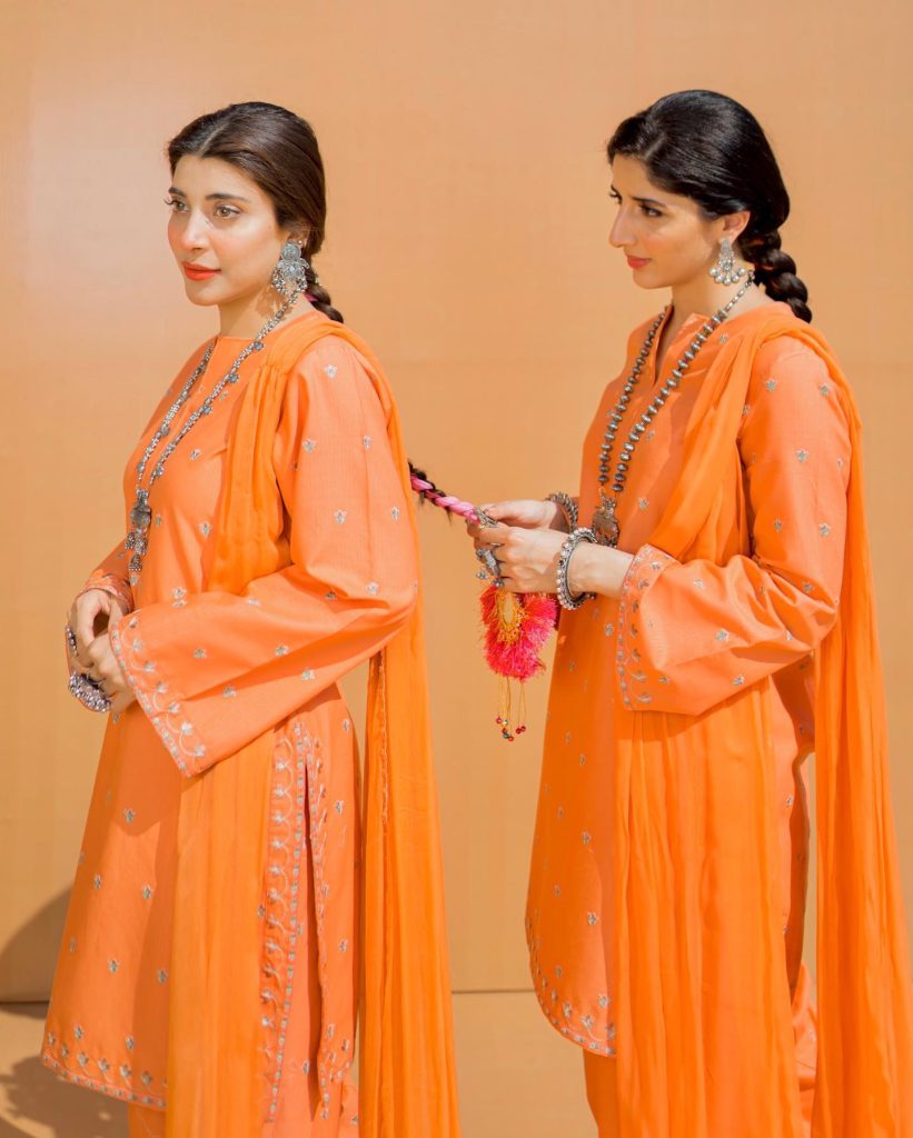 Urwa Hocane & Mawra Hocane Photoshoot For UxM Summer Eid Collection