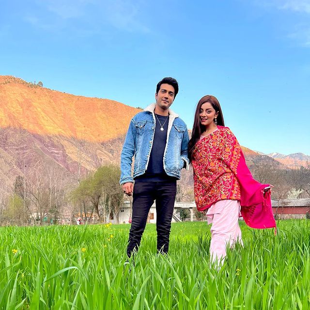 Alizeh Shah And Shehzad Sheikh Spotted In Kashmir For Their Upcoming Project