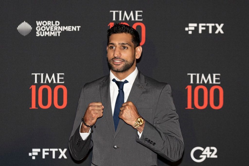 Boxer Amir Khan Spotted With International Celebrities At Times 100 Night