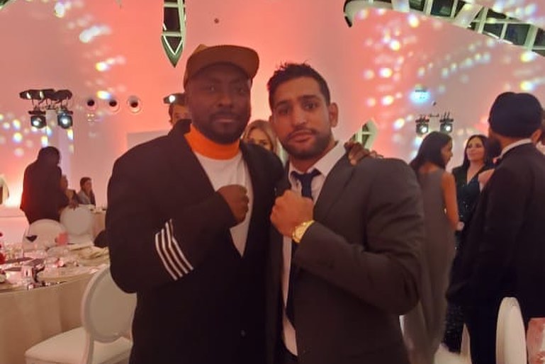 Boxer Amir Khan Spotted With International Celebrities At Times 100 Night