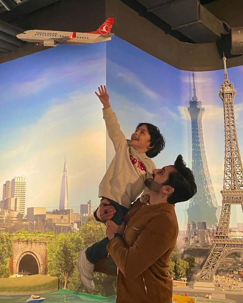 Ayeza Khan And Danish Taimoor Enjoy Family Time At Legoland