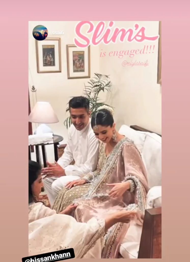 Mahira Khan Brother Hissan's Engagement Pictures