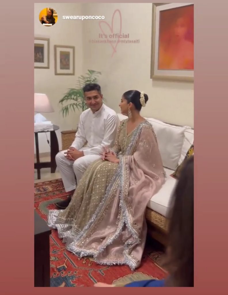 Mahira Khan Brother Hissan's Engagement Pictures