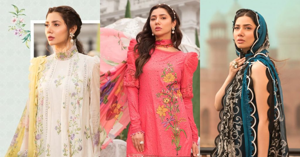 Mahira Khan Stuns In Maria B Lawn 2022 Collection