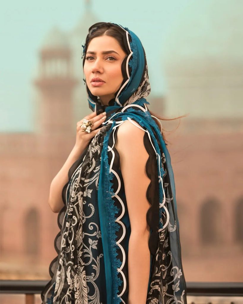 Mahira Khan Stuns In Maria B Lawn 2022 Collection