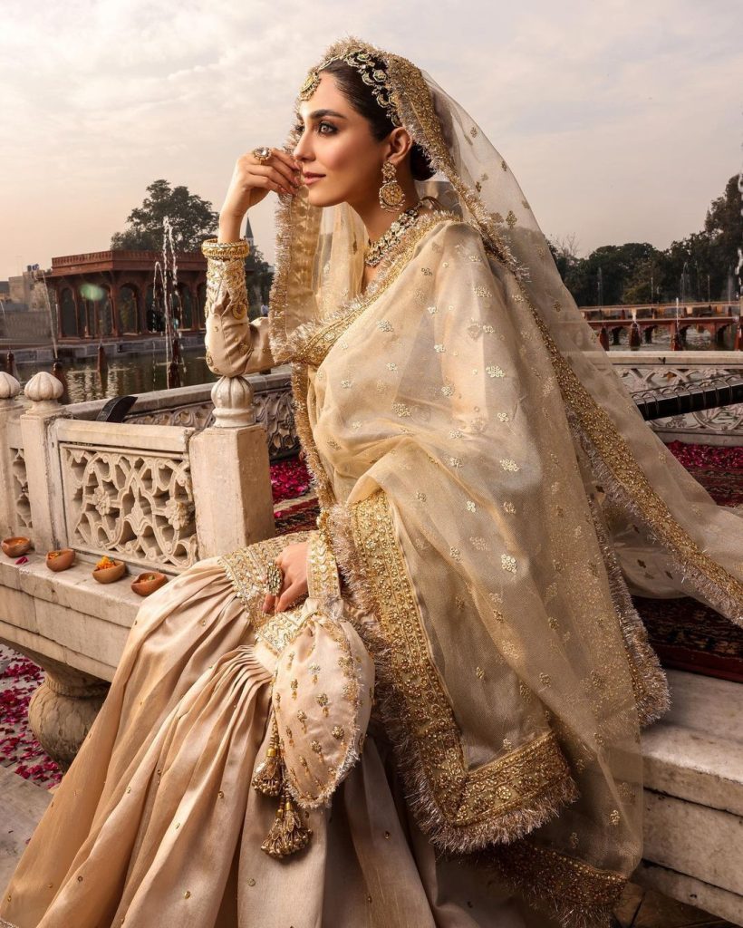 Maya Ali Dolled Up in Beautiful Gold Ensemble