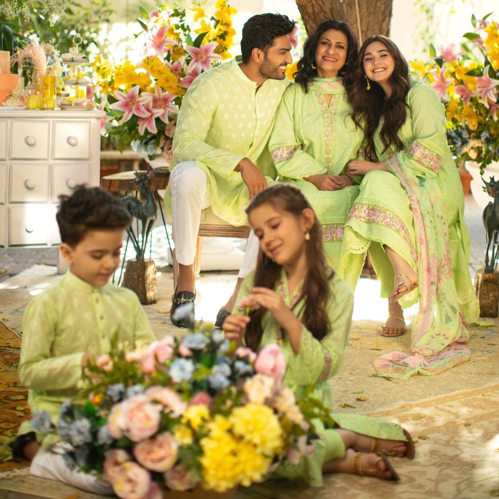 Dur e Fishan And Saba Hameed Give Pure Family Vibes In Latest Shoot