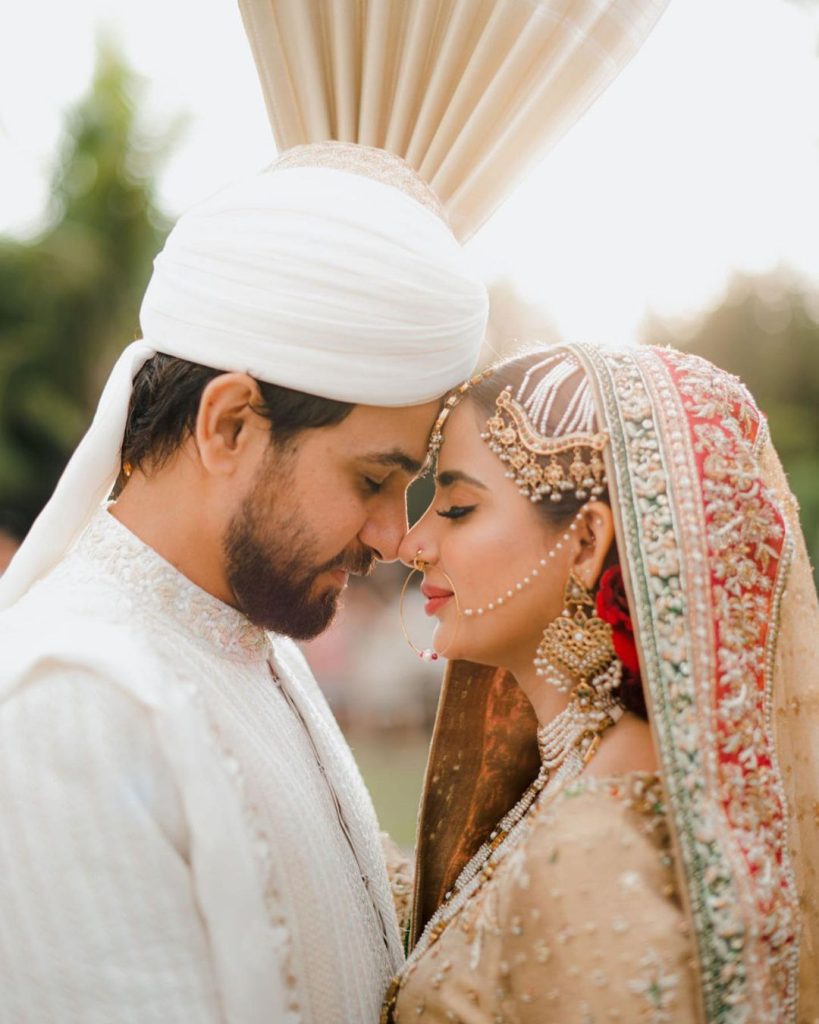 Saboor Aly And Ali Ansari's First Photoshoot Post Marriage