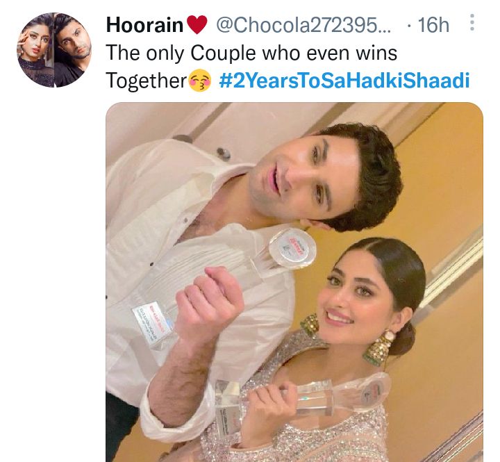 Ahad And Sajal Remain Silent While Fans Celebrate Their Second Wedding Anniversary