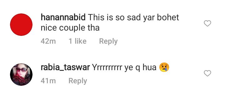 Sajal Aly Confirms Separation With Ahad Raza Mir