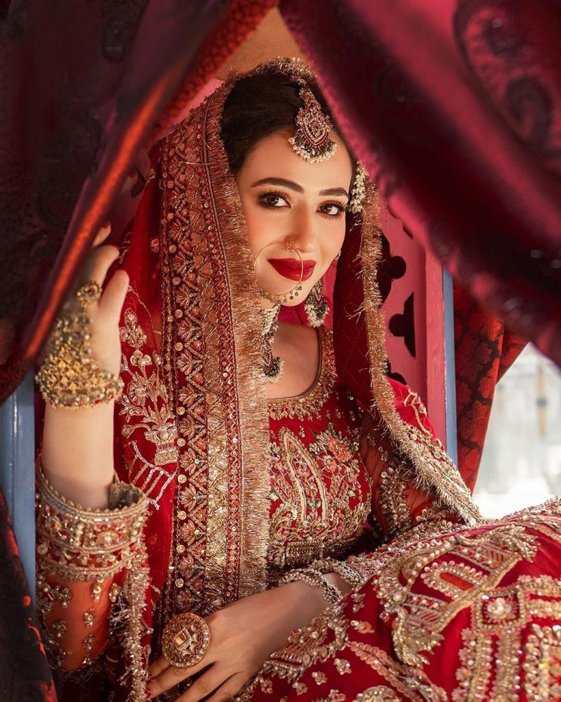 Sana Javed Looks Stunning As A Bride