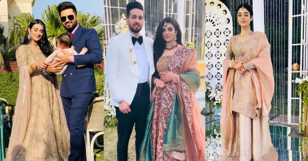 Sarah Khan And Noor Khan's Sister Aisha Khan's Wedding Reception-Pictures