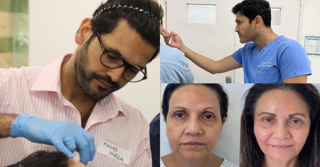 Actor & Surgeon Fahad Mirza Transforms Mother After Cosmetic Surgery