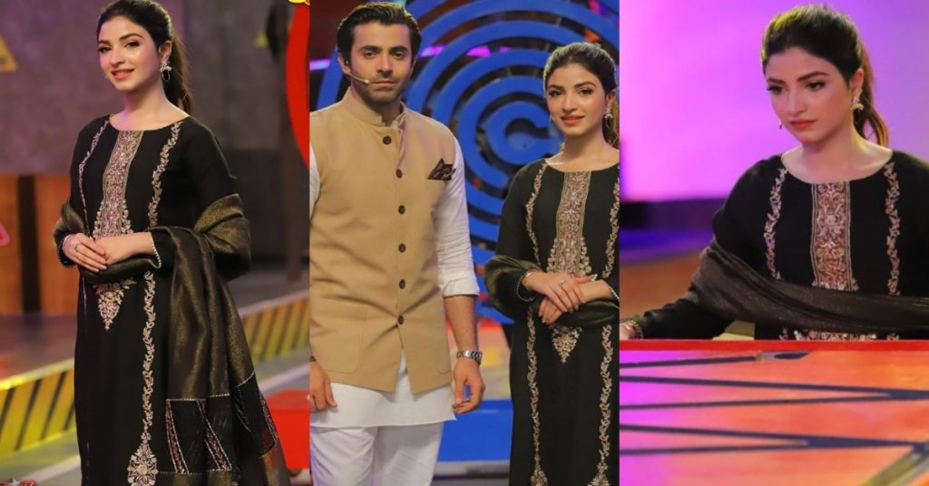 Kinza Hashmi Beautiful Pictures With Sheheryar Munawar From Show