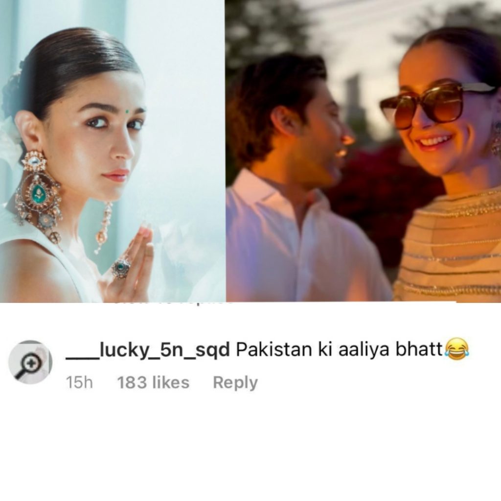 Hania Aamir On Her Comparison With Alia Bhatt