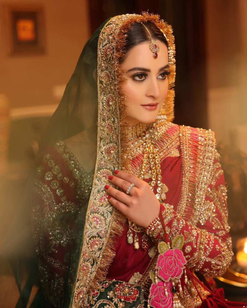 Aiman Khan Exudes Royalty In Her Latest Bridal Shoot