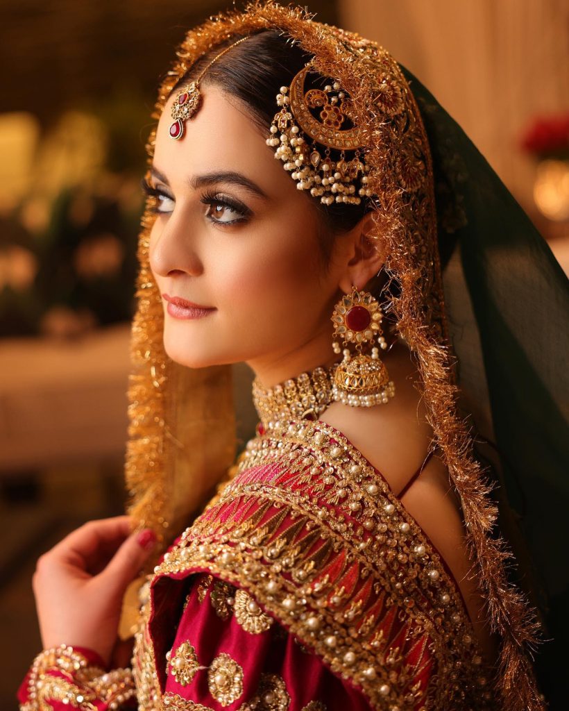 Aiman Khan Exudes Royalty In Her Latest Bridal Shoot