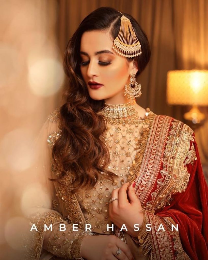 Aiman ​​Khan pays royalty in her latest bridal shoot