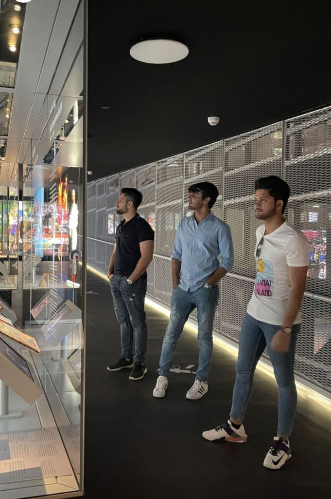 Aiman Khan and Minal Khan Visit 3-2-1 Qatar Olympic and Sports Museum