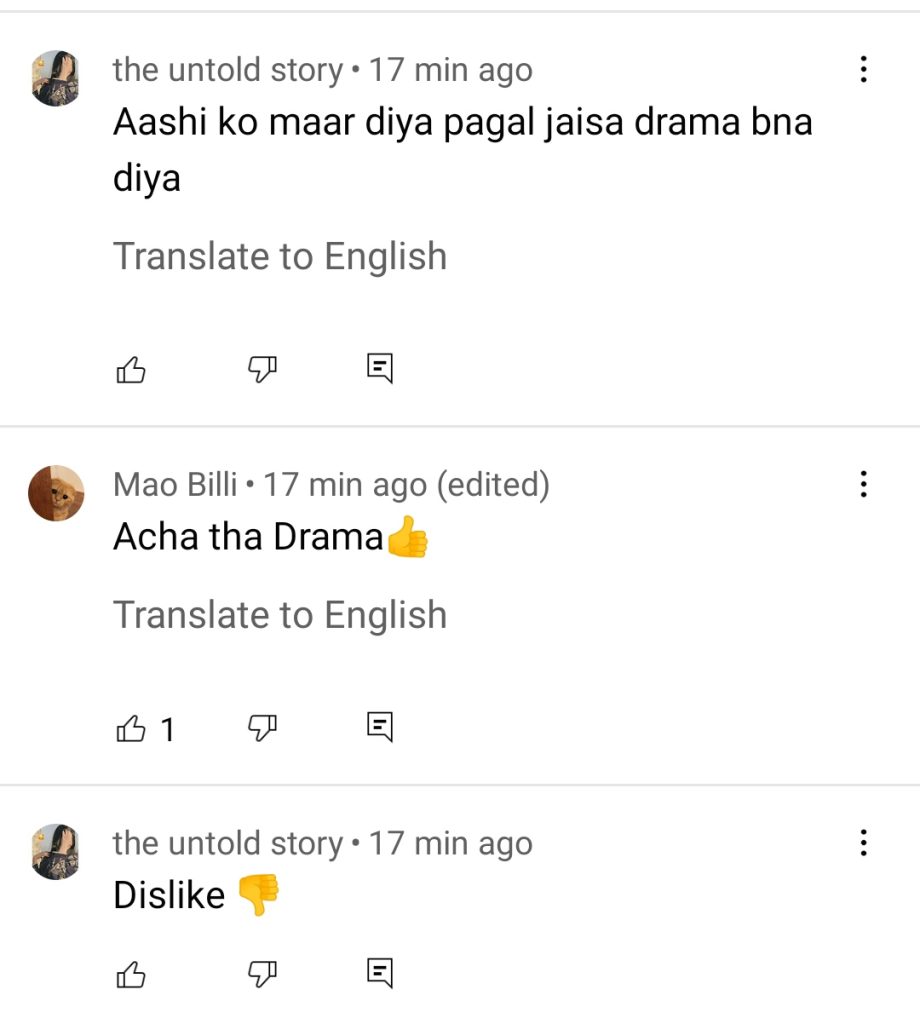 Drama Serial Dil E Momin Last Episode Public Reaction