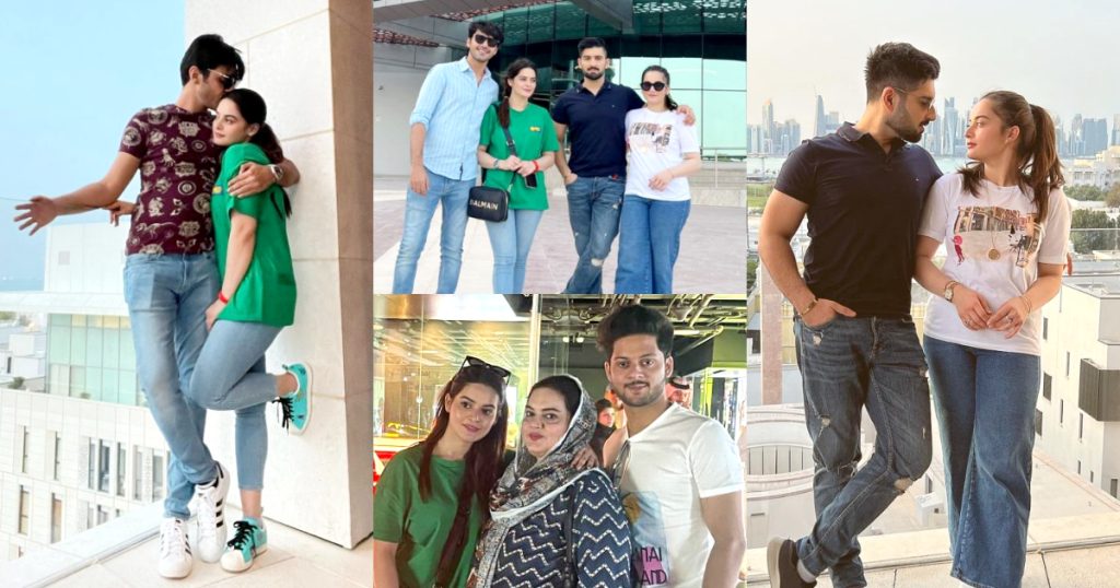 Aiman Khan and Minal Khan Visit 3-2-1 Qatar Olympic and Sports Museum